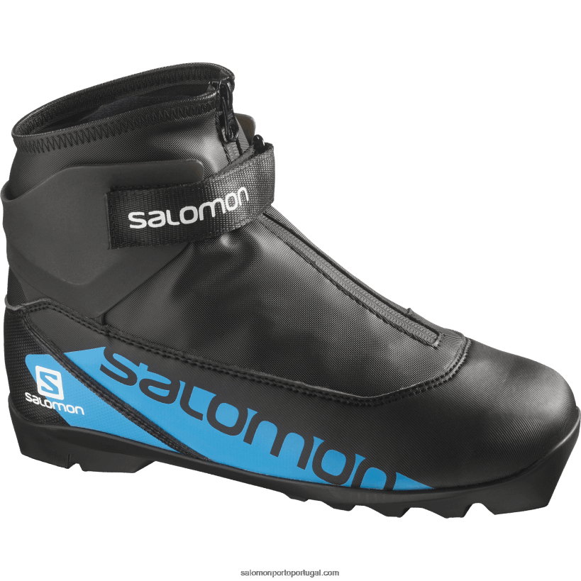 Salomon júnior - botas clássicas de patinação infantil nórdicas - r/combi 04D6V81410 preto/azul processo