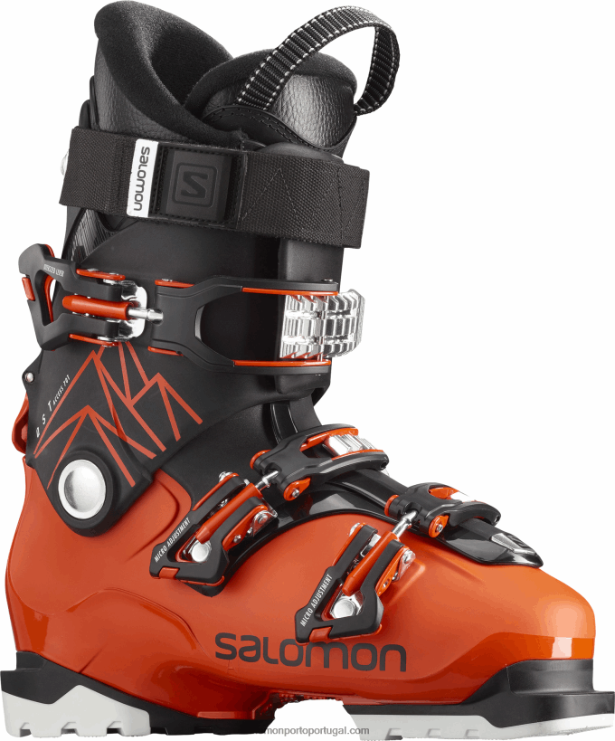 Salomon júnior - botas all-mountain para criança - qst access 70 t 04D6V81369 laranja/preto