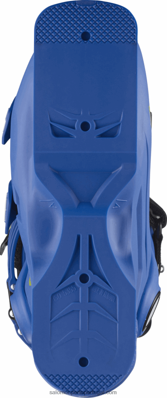 Salomon júnior - botas de corrida infantil - s/race 70 04D6V81374 raça azul/verde ácido/preto