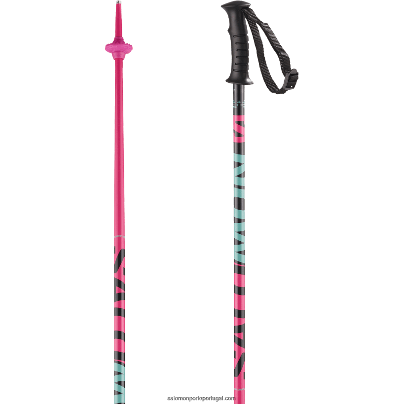 Salomon júnior - bastões alpinos infantis - kaloo júnior 04D6V81387 rosa