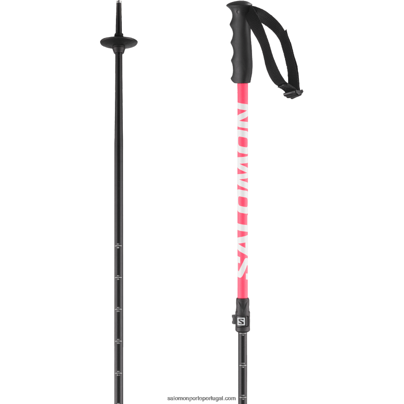 Salomon júnior - bastões alpinos infantis - mtn jr 04D6V81385 rosa