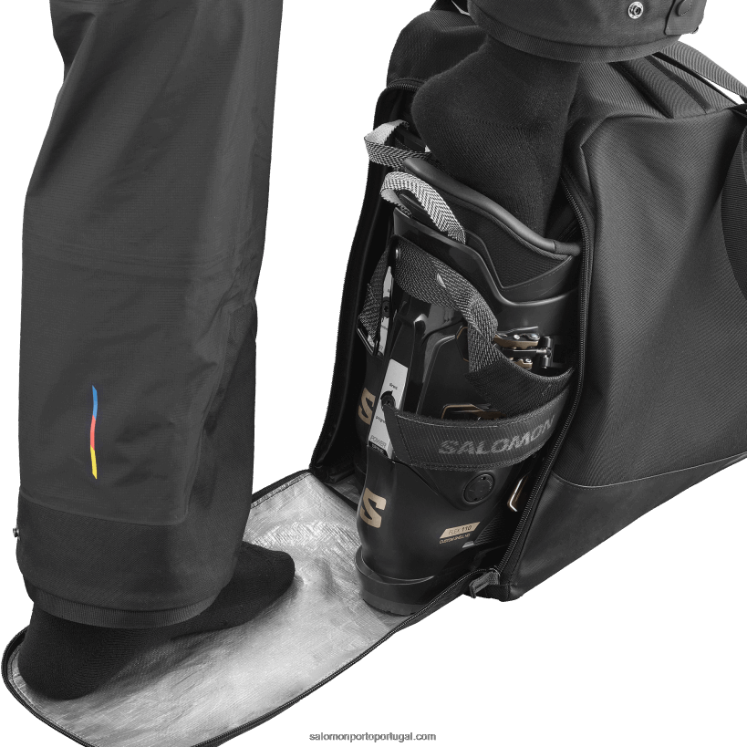 Salomon bolsa de botas de esqui masculina - bolsa de engrenagens original 04D6V8409 preto