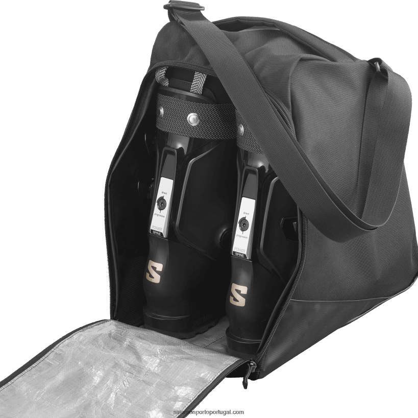 Salomon bolsa de botas de esqui masculina - bolsa de engrenagens original 04D6V8409 preto
