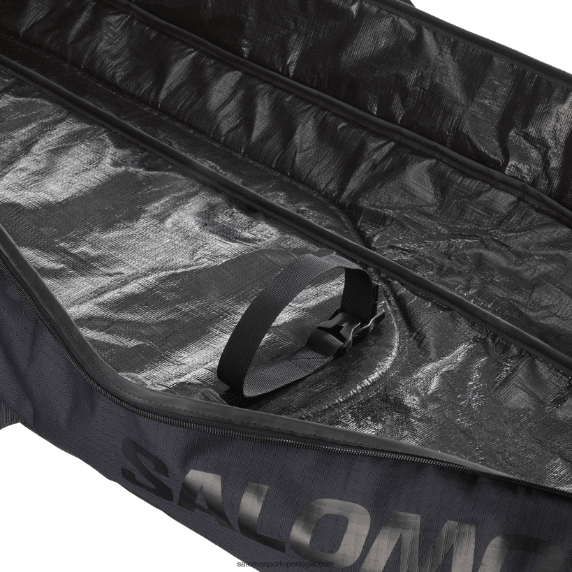 Salomon bolsa de esqui masculina - estender 1p acolchoado 160-210 04D6V8408 preto