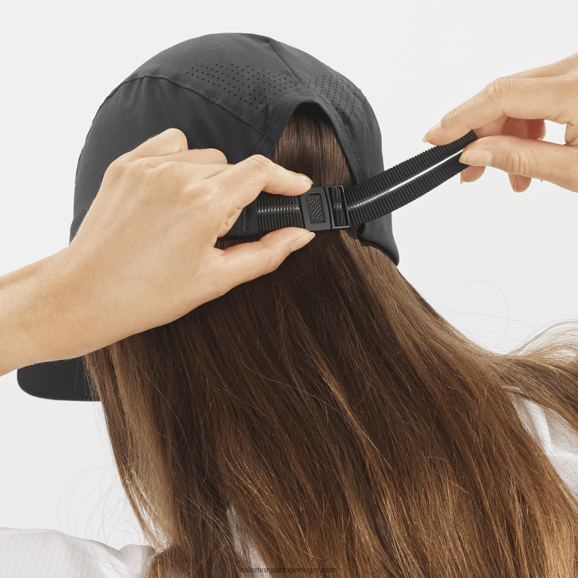 Salomon boné masculino - cross compact 04D6V8459 preto profundo