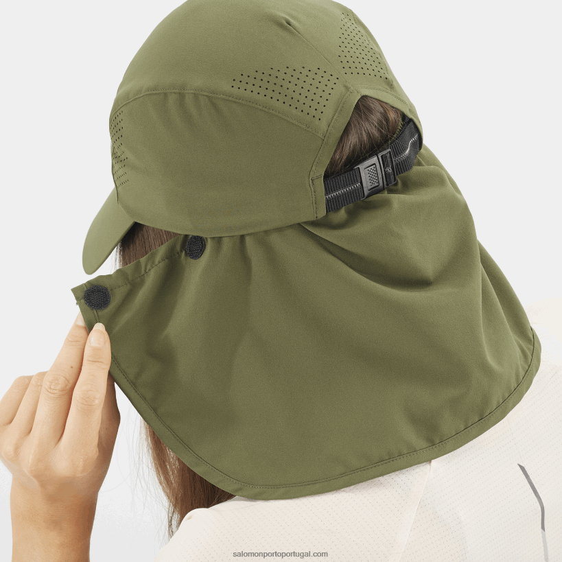 Salomon boné masculino - cruz+ 04D6V8412 folha de uva