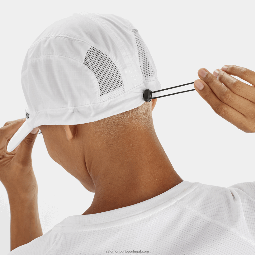 Salomon boné masculino - equipe 04D6V8418 branco