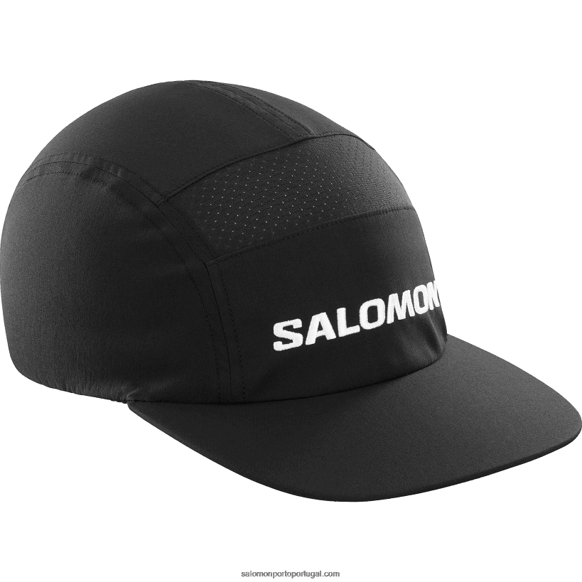 Salomon boné masculino - runlife 04D6V8440 preto profundo