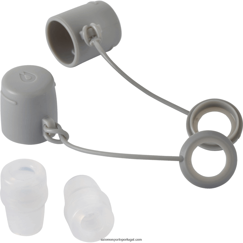 Salomon acessórios de hidratação masculinos - capa de válvula macia 04D6V8398 transparente/liga