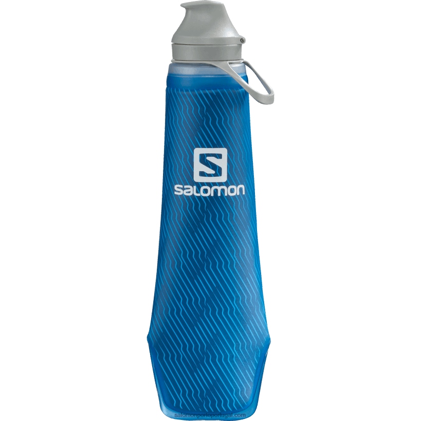 Salomon acessórios de hidratação masculinos - frasco macio 400ml/13oz isolado 42 04D6V8388 azul limpo