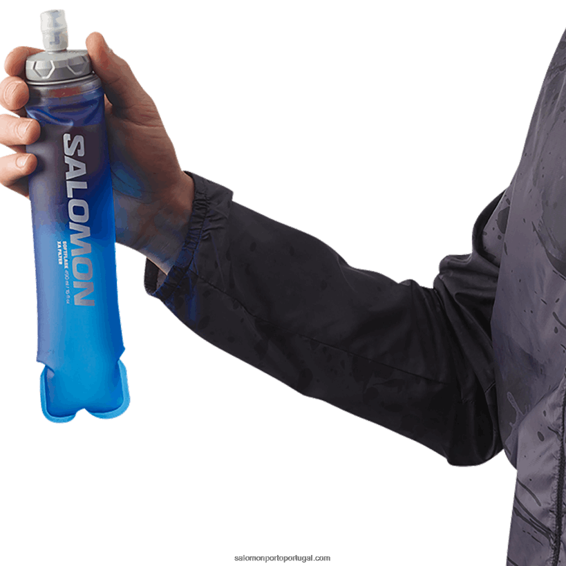 Salomon acessórios de hidratação masculinos - frasco macio xa filtro 490ml/16oz 42 04D6V81208 azul limpo