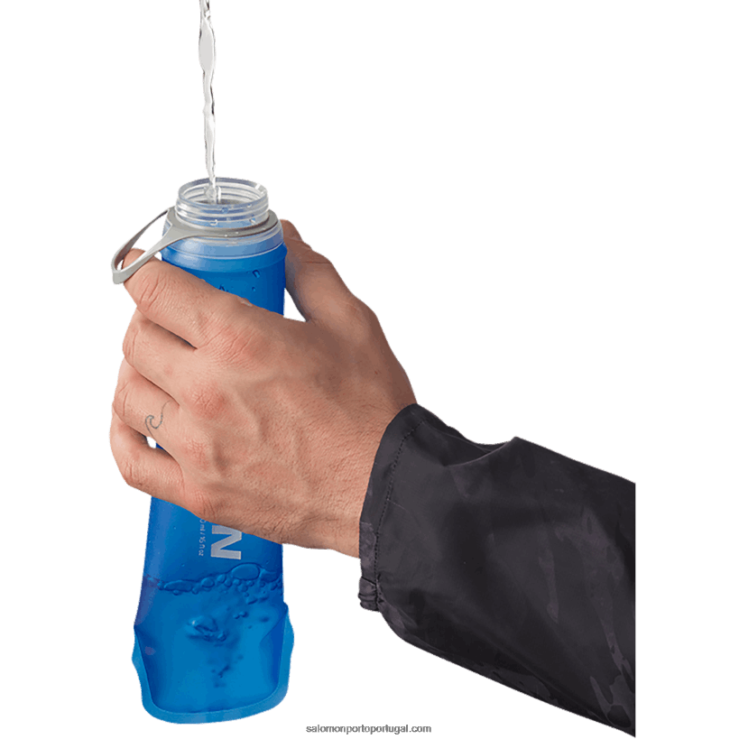 Salomon acessórios de hidratação masculinos - frasco macio xa filtro 490ml/16oz 42 04D6V81208 azul limpo