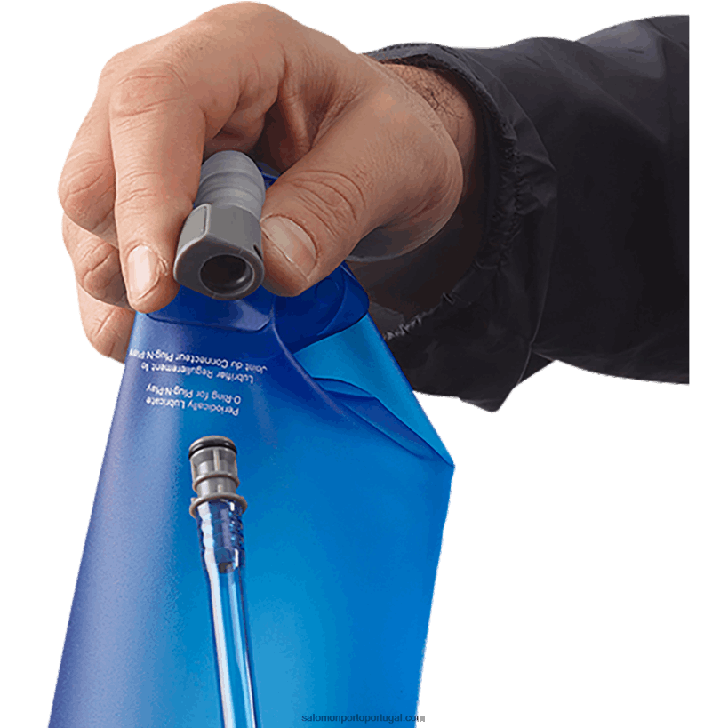 Salomon acessórios de hidratação para homem - reservatório macio 2l 04D6V8385 azul limpo