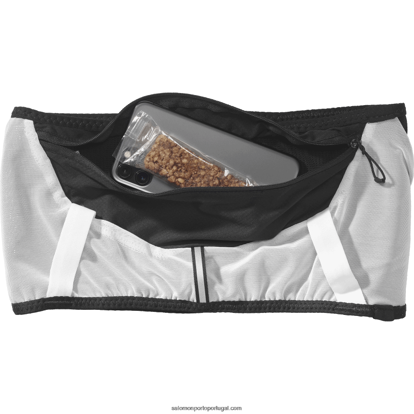 Salomon cinto masculino - adv skin race flag 04D6V8316 Preto branco