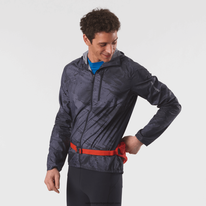 Salomon cinto masculino com garrafa 3d incluída - ativo 04D6V8346 vermelho ardente/ébano