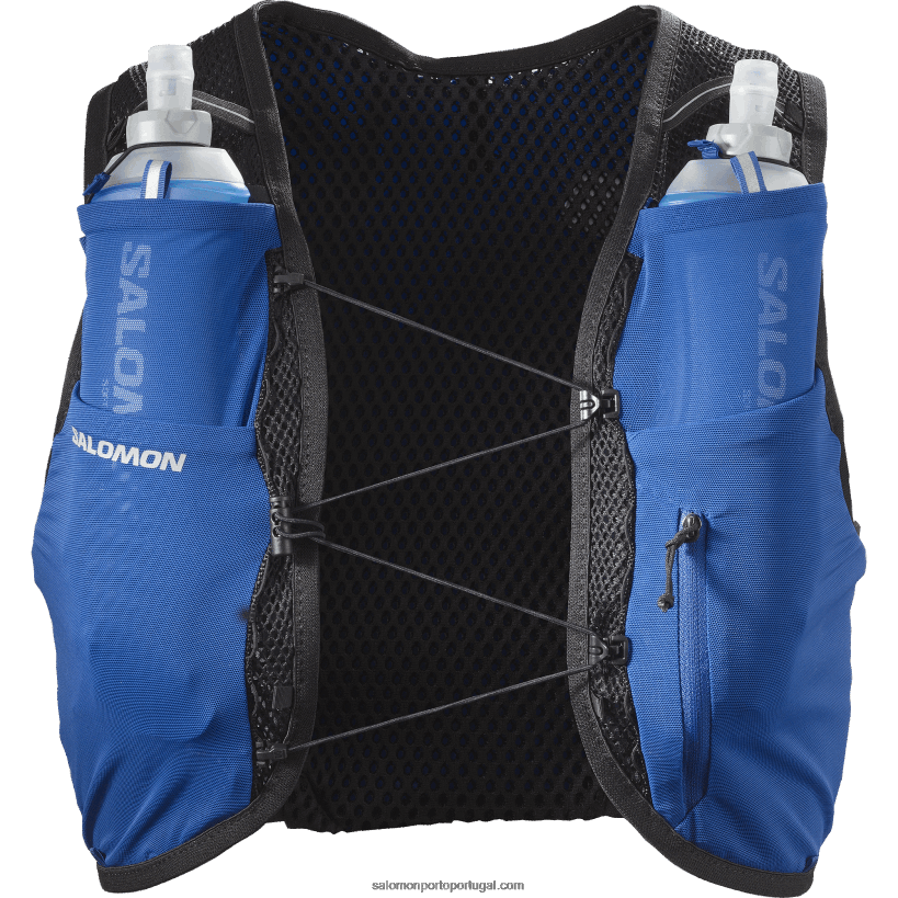 Salomon colete de corrida masculino com frascos inclusos - active skin 8 04D6V8326 navegar na web/preto