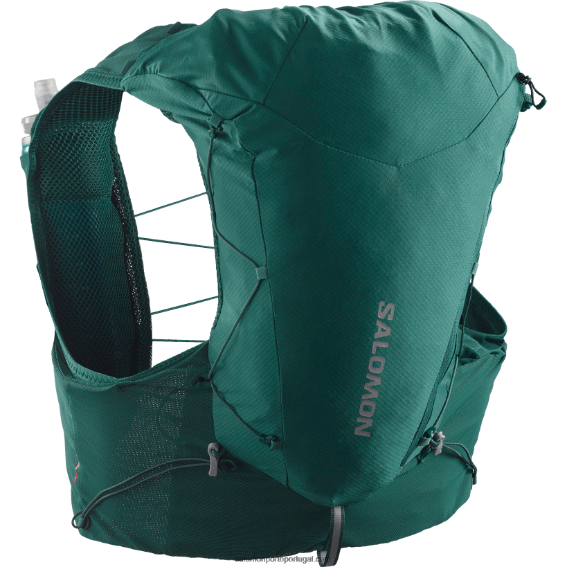 Salomon colete de corrida masculino com frascos inclusos - adv skin 12 04D6V8305 pacífico