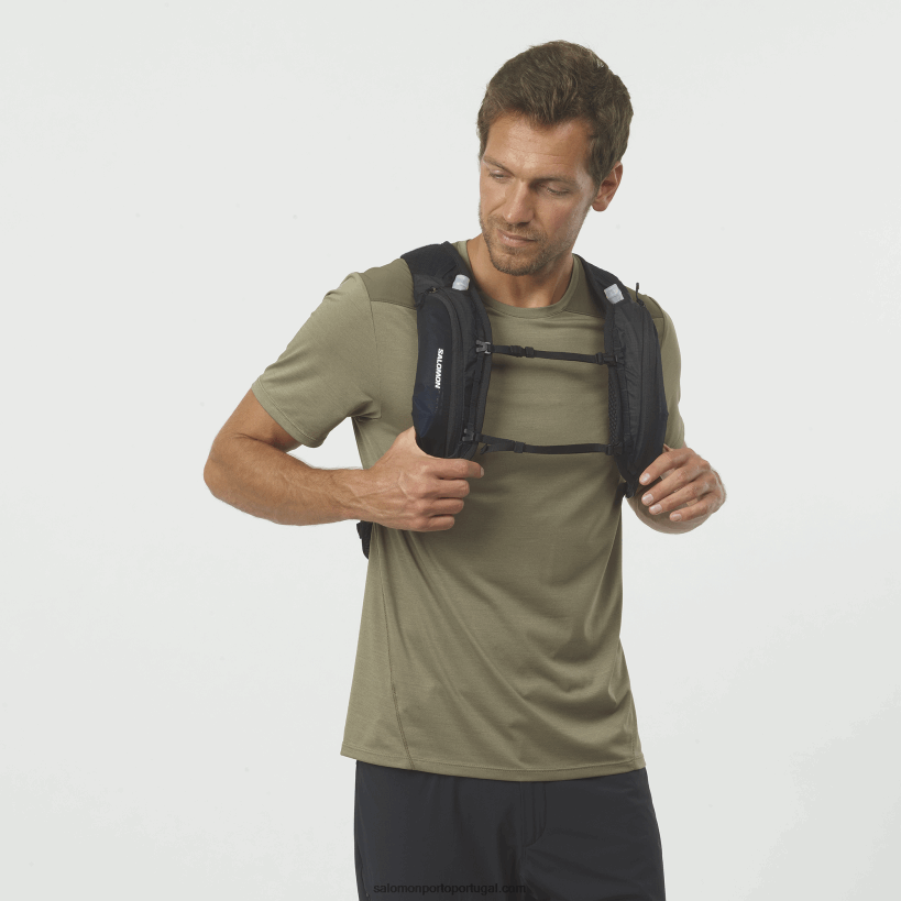 Salomon bolsa de caminhada masculina - xt 10 04D6V81206 Branco preto