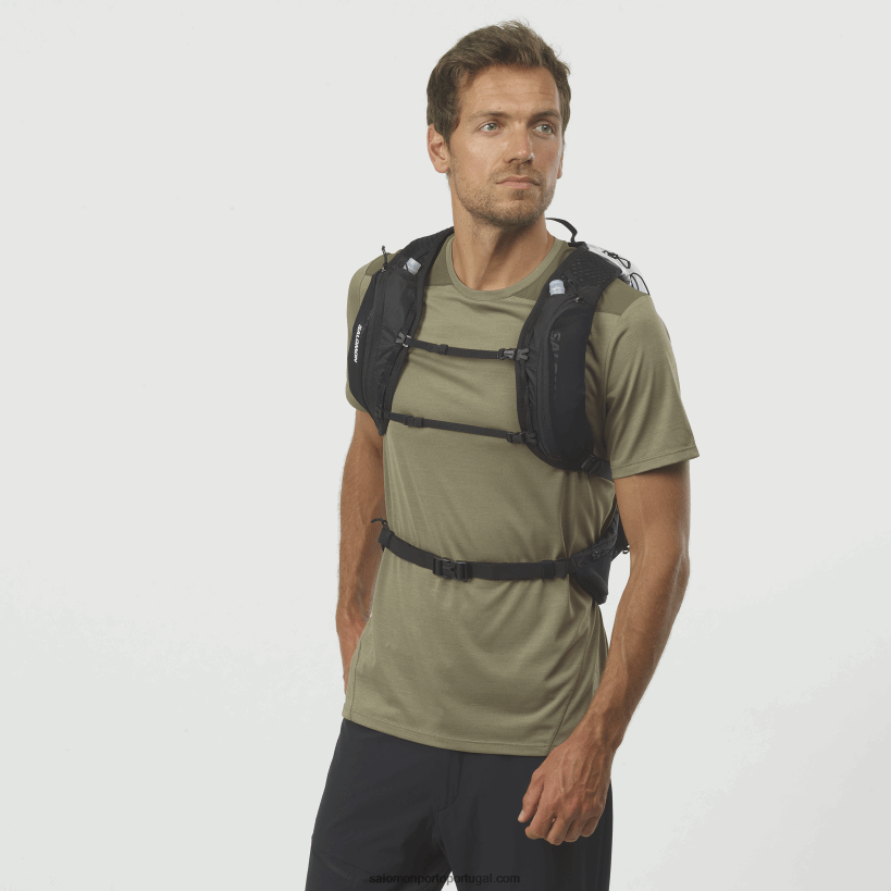 Salomon bolsa de caminhada masculina - xt 15 04D6V8383 Branco preto