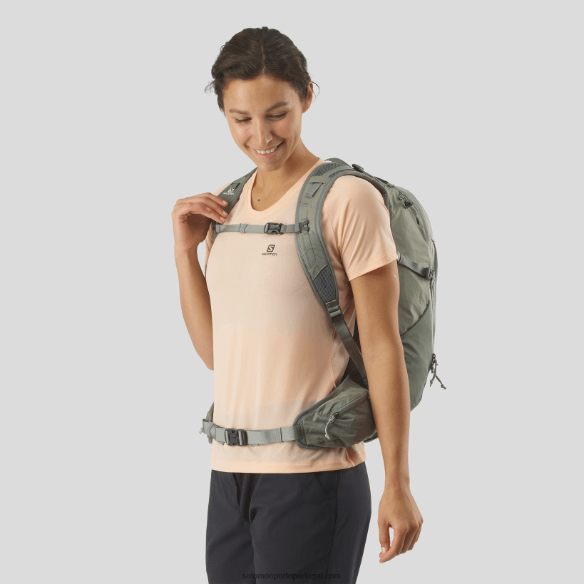 Salomon bolsa masculina para o dia a dia - trailblazer 30 04D6V8368 ferro forjado/sábio sedona