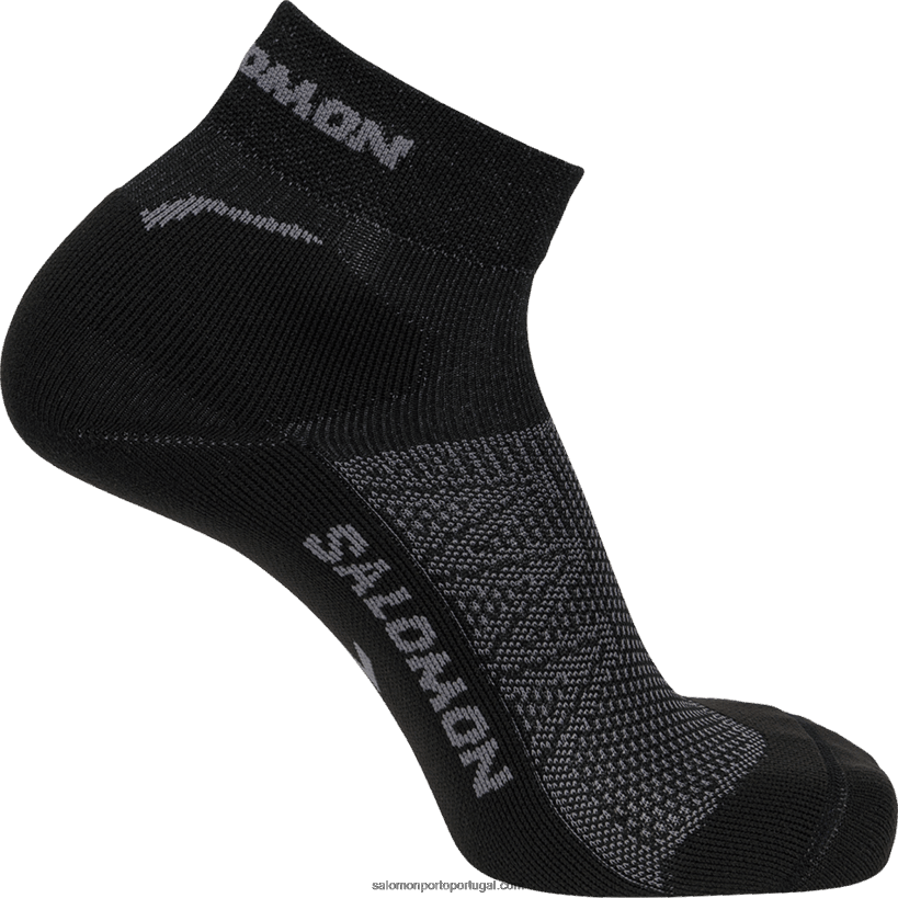 Salomon meias masculinas - tornozelo speedcross 04D6V8462 preto profundo/ímã
