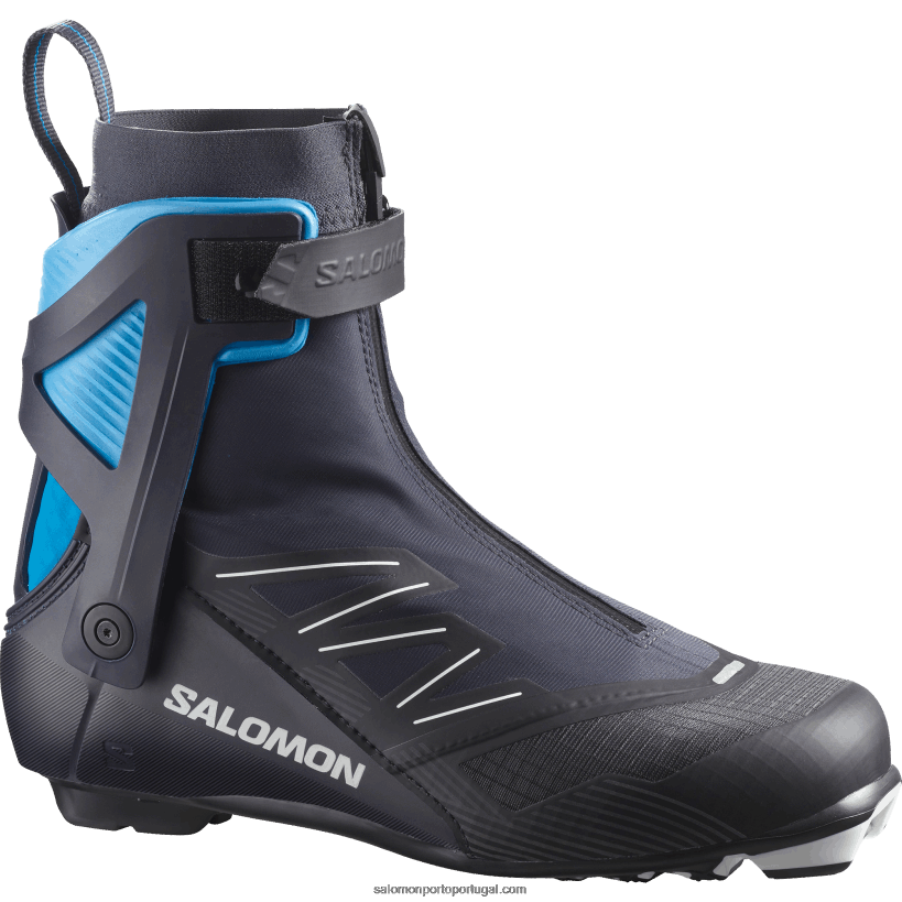 Salomon bota nórdica de patinação masculina - rs8 04D6V8694 marinho escuro/preto/azul processo