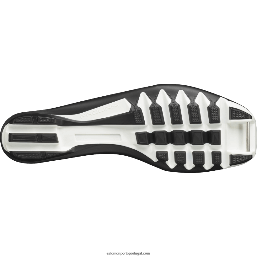 Salomon botas masculinas clássicas de patinação nórdica - pro combi prolink 04D6V8701 marinho escuro/preto/azul processo