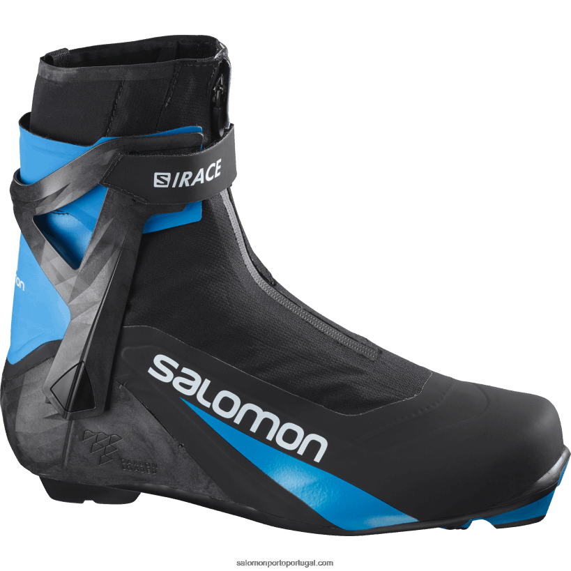 Salomon botas masculinas de patinação nórdica - s/race carbono skate el 04D6V8702 preto/azul processo