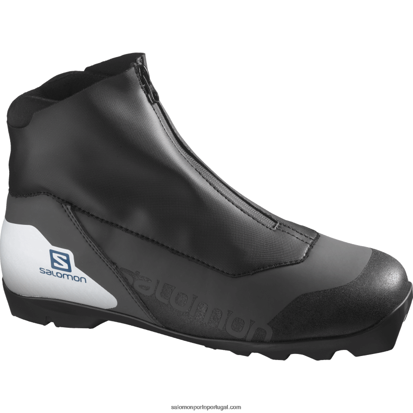 Salomon botas nórdicas clássicas masculinas - escape prolink 04D6V8696 preto/branco/azul