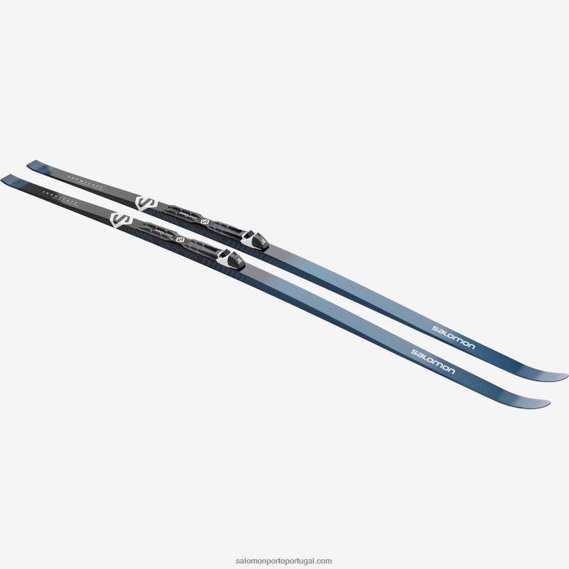Salomon pacote de esqui nórdico clássico masculino - snowscape 7 (e prolink auto) 04D6V8685 l409351pm+