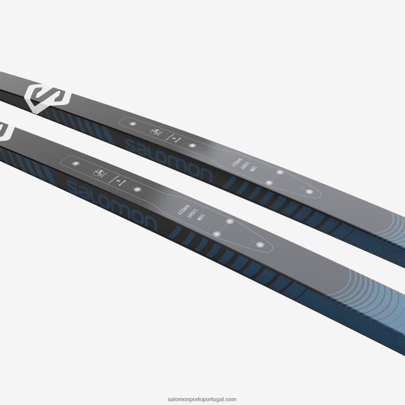 Salomon pacote de esqui nórdico clássico masculino - snowscape 7 posigrip (e prolink auto) 04D6V8680 l409696pm+