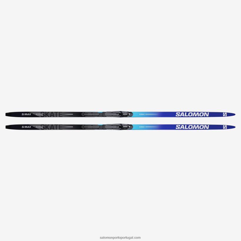 Salomon pacote de esqui nórdico para patinação masculina - s/max skate x-stiff (e prolink shift-in) 04D6V8673 l47034000+