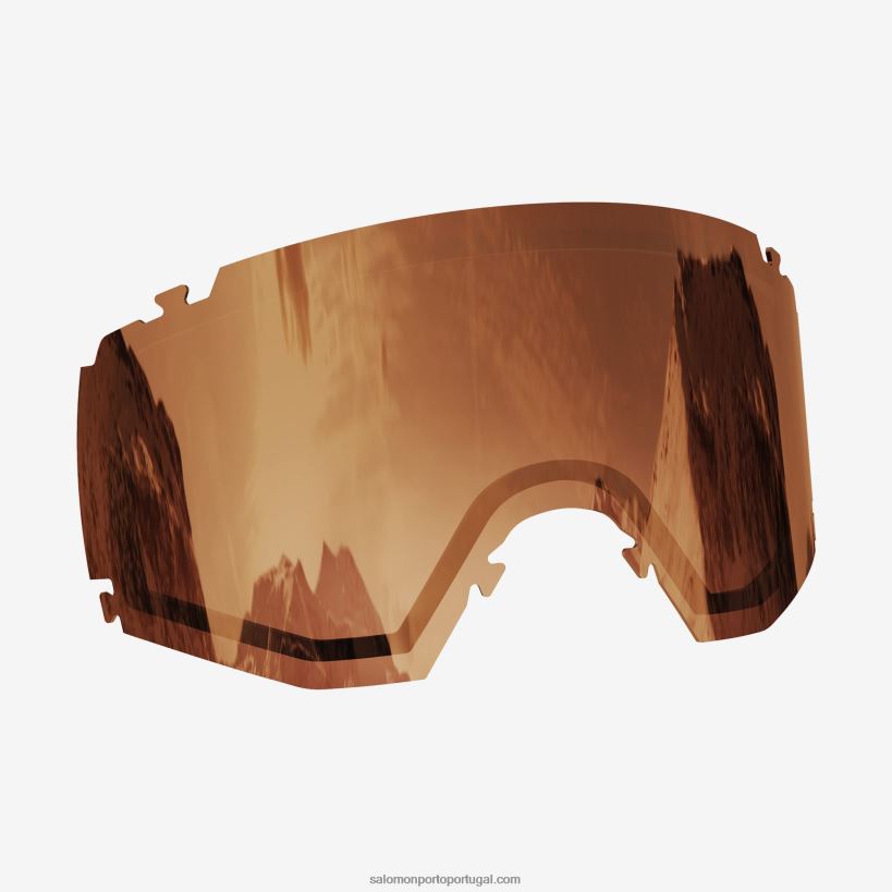 Salomon acessório masculino - lente s/view flash tônico laranja 04D6V8514 laranja tônica