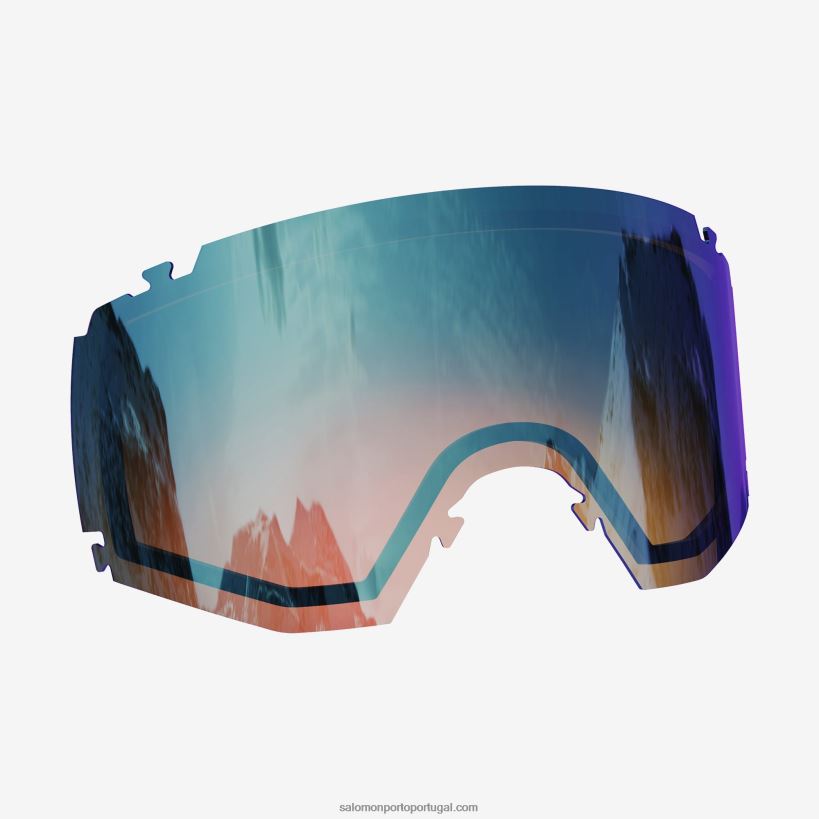 Salomon acessório masculino - lente s/view foto ml azul 04D6V8506 azul