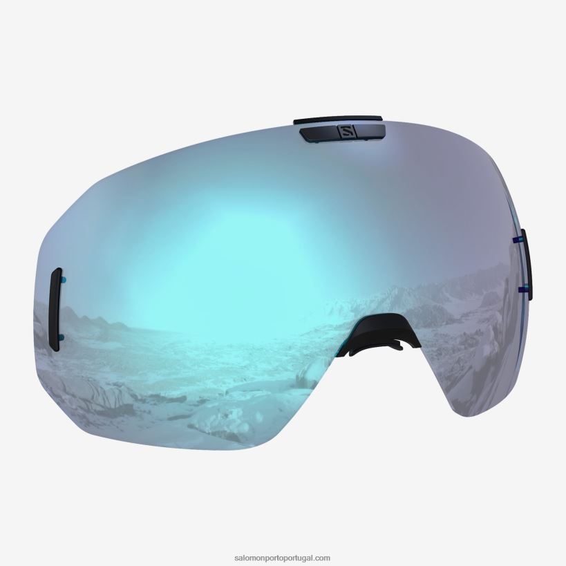 Salomon óculos masculinos - lente s/max ml azul claro 04D6V8533 azul claro