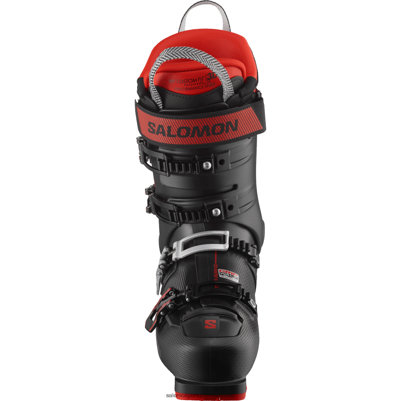 Salomon botas de pista para homem - s/pro alpha 100 04D6V81235 preto/vermelho