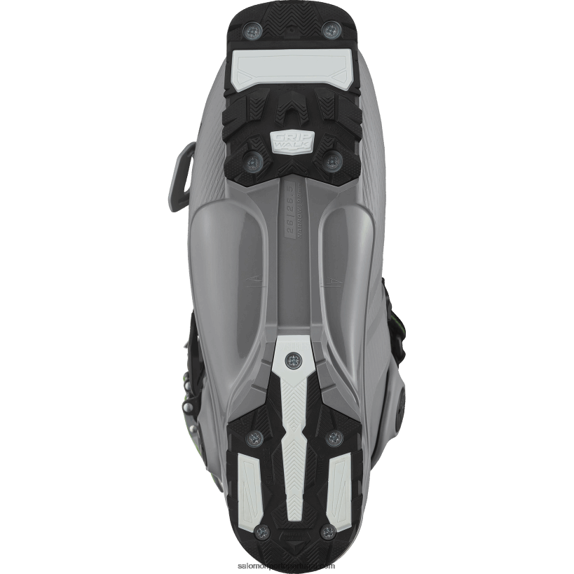 Salomon botas de pista para homem - s/pro alpha 120 04D6V81230 cinza aço/verde neon pastel 1/preto