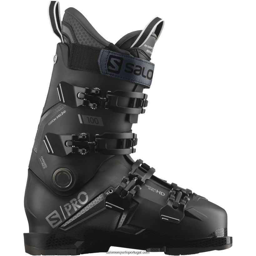 Salomon botas de pista para homem - s/pro mv 100 04D6V81234 preto/belluga/prata escuro metálicos05