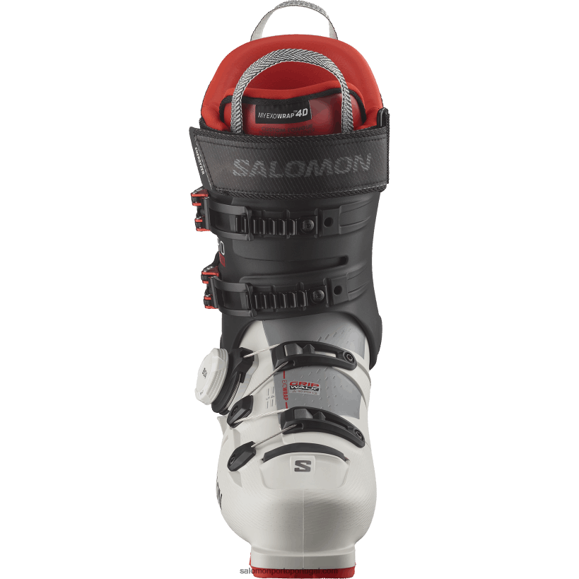 Salomon botas de pista para homem - s/pro supra boa 120 04D6V81238 cinza aurora/preto/vermelho