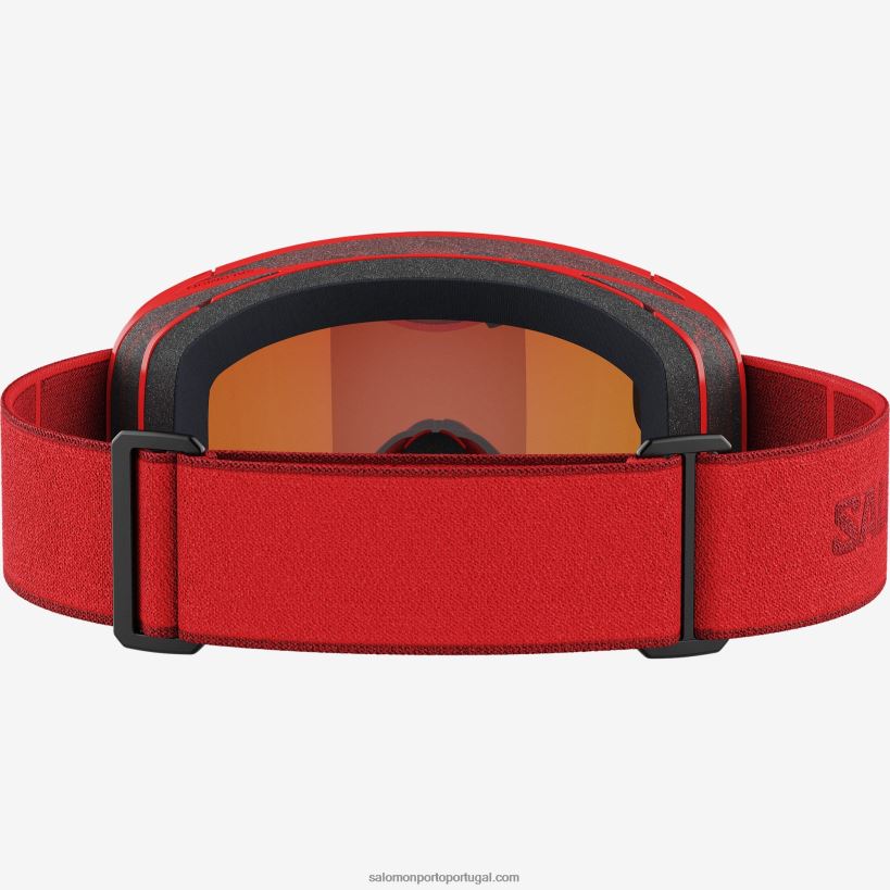 Salomon óculos masculinos - aksium 2.0 04D6V8485 vermelho