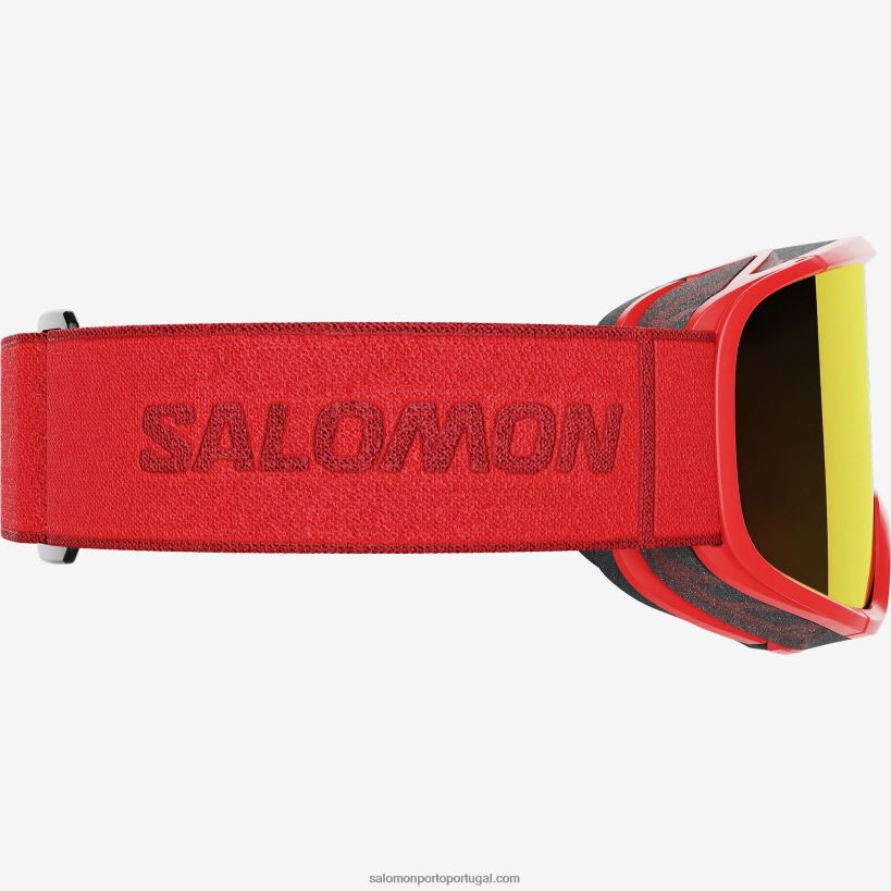 Salomon óculos masculinos - aksium 2.0 04D6V8485 vermelho