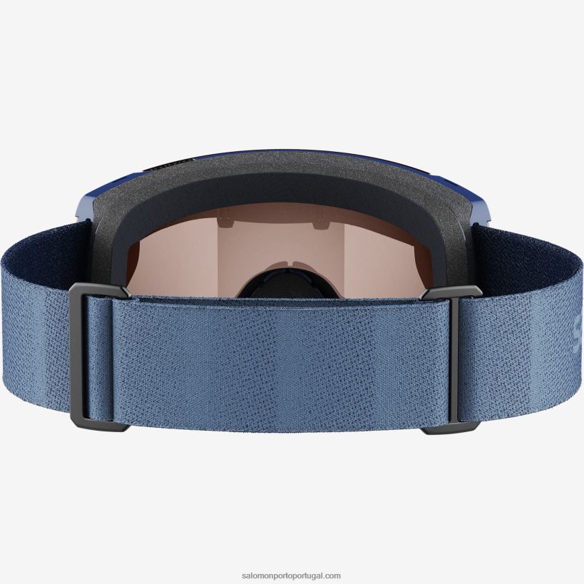 Salomon óculos masculinos - s/view 04D6V8481 azul