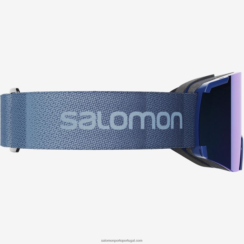 Salomon óculos masculinos - s/view 04D6V8481 azul