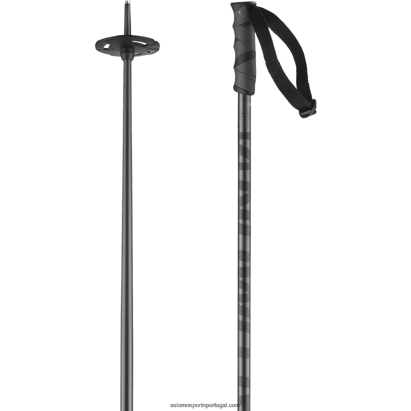 Salomon bastões alpinos masculinos - hacker 04D6V81253 preto