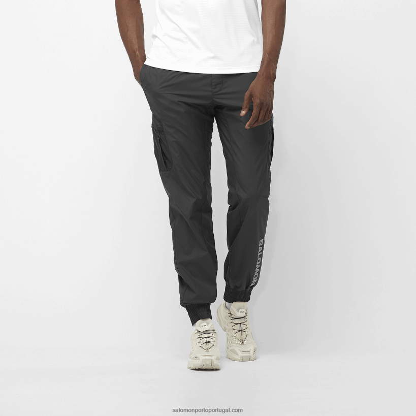 Salomon calça masculina - equipe 04D6V8247 preto/branco profundo