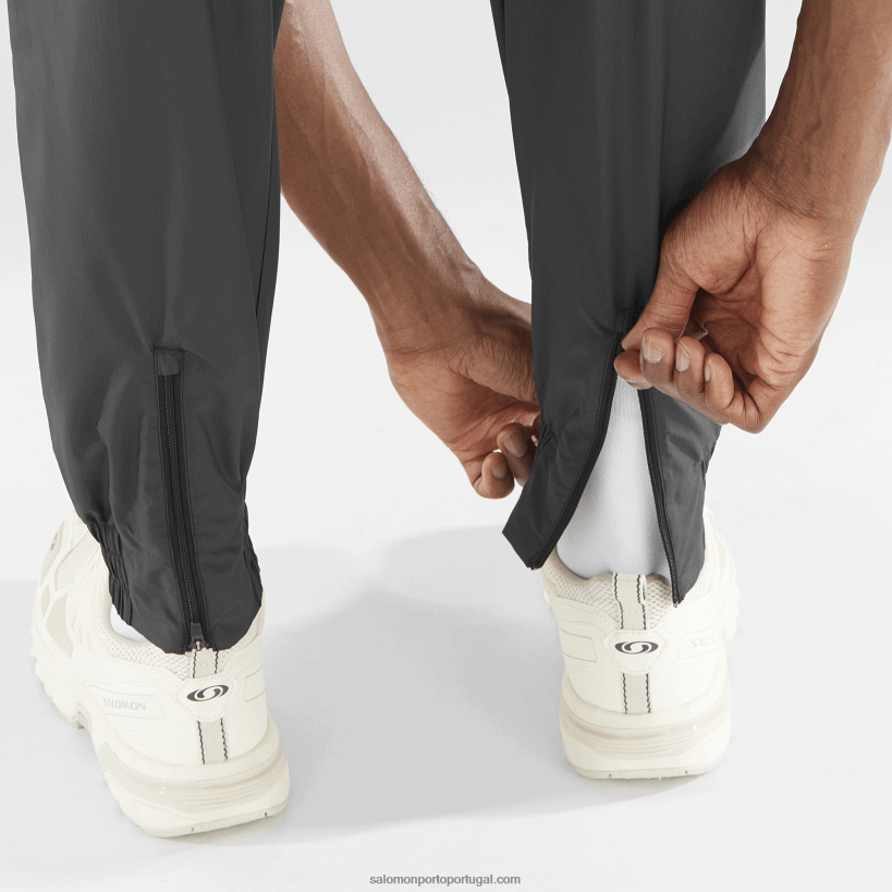 Salomon calça masculina - equipe 04D6V8247 preto/branco profundo