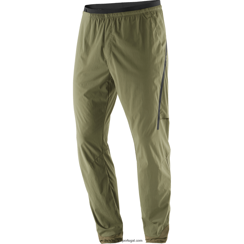 Salomon calça masculina - runlife 04D6V8249 folha de uva