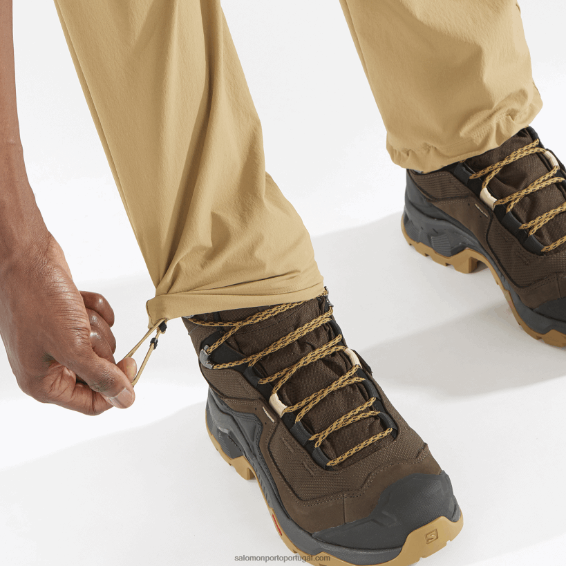 Salomon calça masculina - wayfarer 04D6V81203 kelp