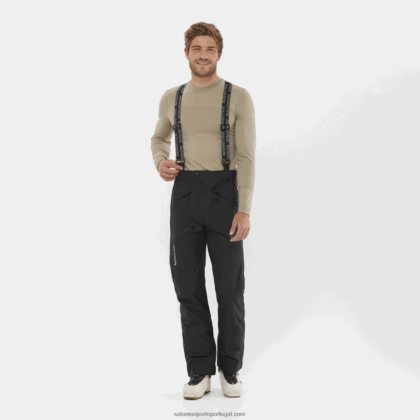 Salomon calças de homem - mtn gore-tex 04D6V8256 preto profundo