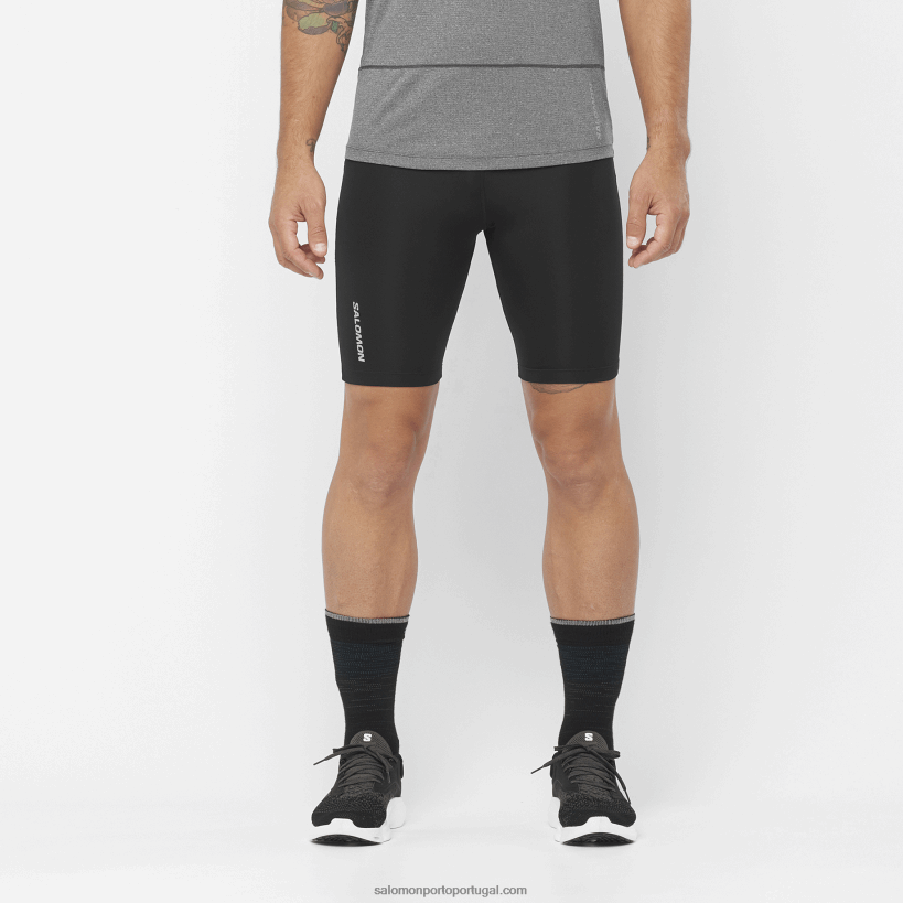 Salomon collants de homem - cruz 9 04D6V8254 preto profundo